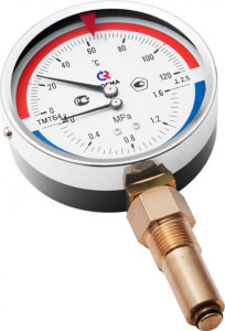 Termomanometr - 4 bar , Ø100mm